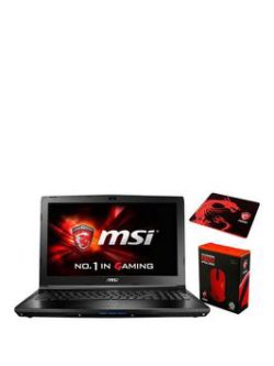 Msi Gl62 6Qc Intel&Reg; Core&Trade; I5 Processor, 12Gb Ram, 1Tb Hard Drive, 15.6 Inch Gaming Pc Laptop With Nvidia 2Gb 940M Graphics - Black